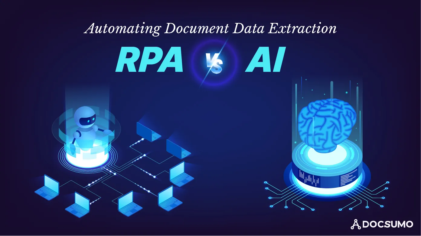 Automating document data extraction: RPA robot versus AI brain