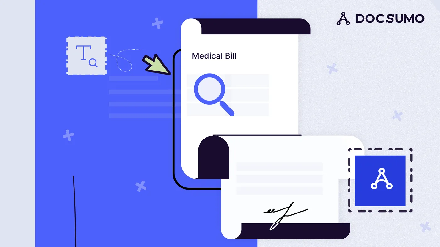 OCR converting a paper medical record into structured digital patient data
